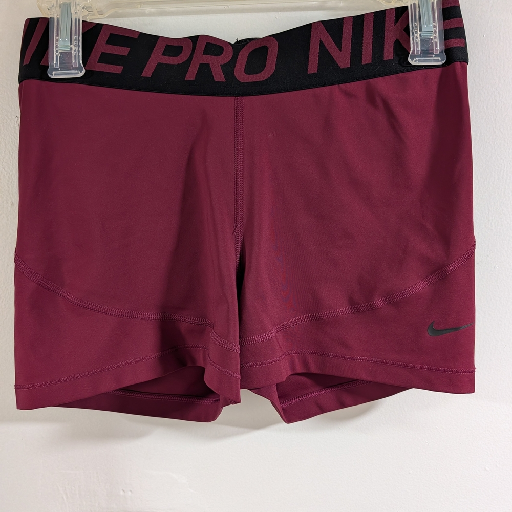 Nike Pro Women's Pro Maroon Shorts
